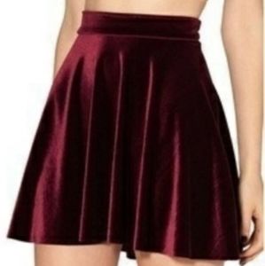 Wine red skirt